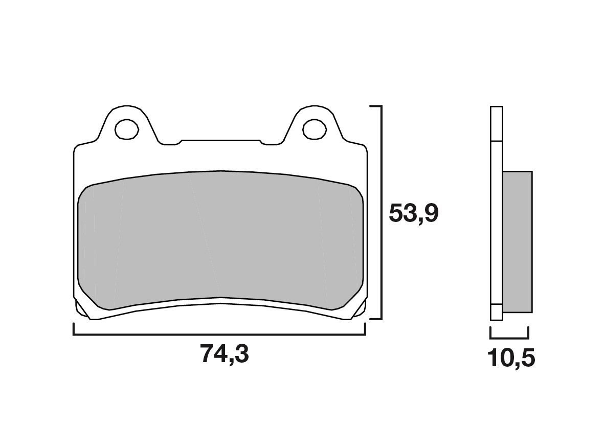 Brembo remblokken