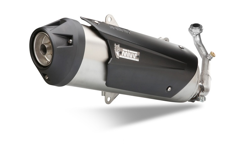 MIVV Urban compleet uitlaatsysteem Yamaha X-city / X-Max 250 (2006-2018) BI-1088322001