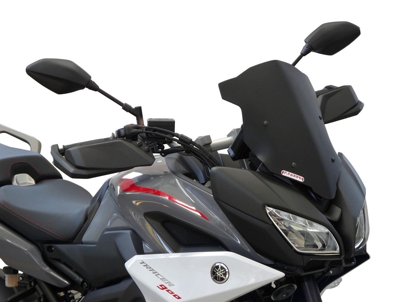 Fabbri windscherm Yamaha Tracer 900 GT 2018-2020 satijn zwart sport FAY199/XDX 2