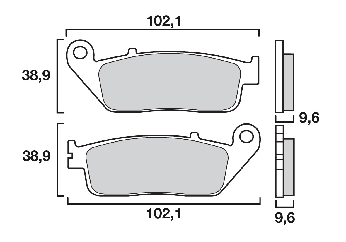 Brembo remblokken