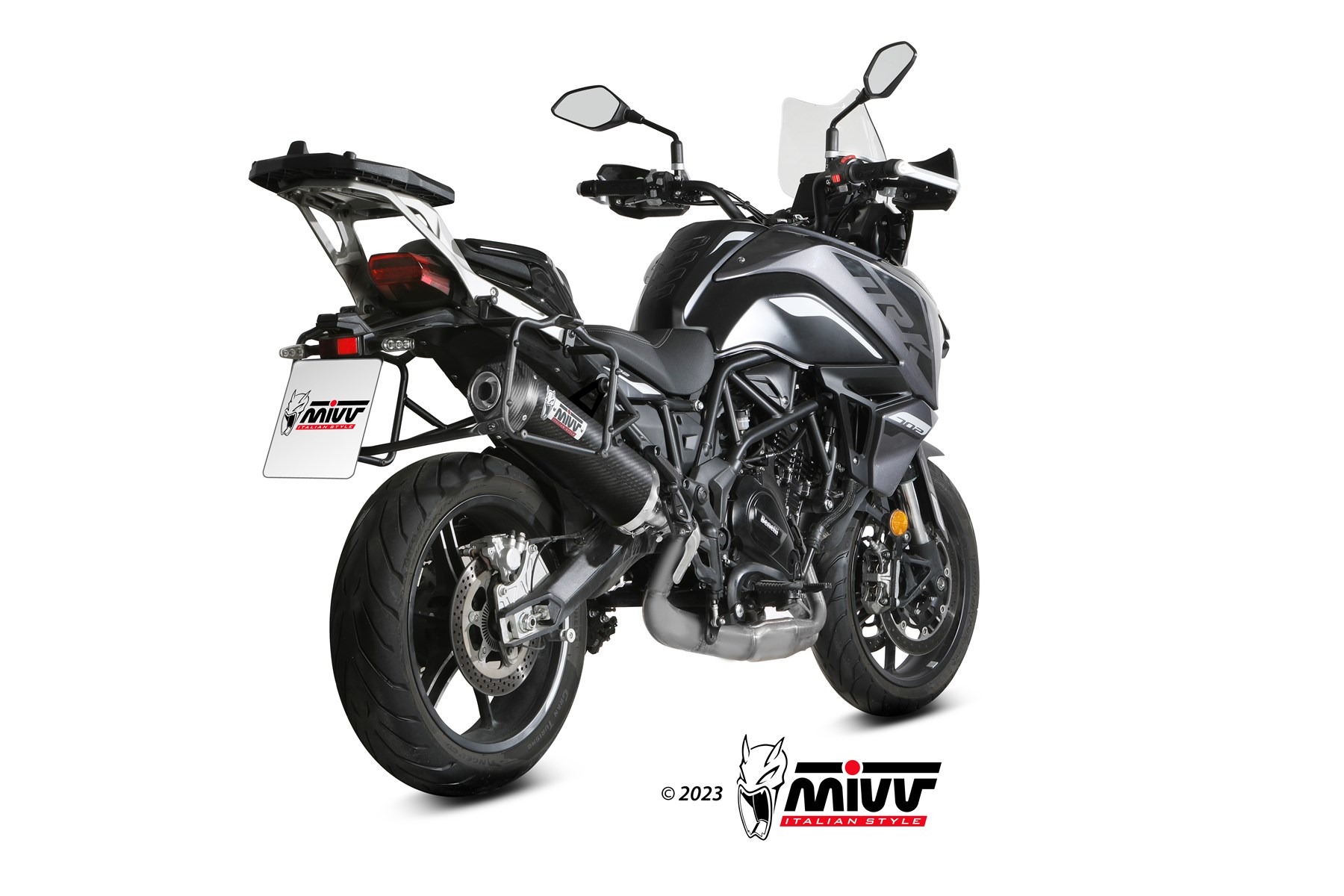 MIVV Oval Slip On uitlaat Bennelli TRK 702 / X (2023-) BI-1125258003 2