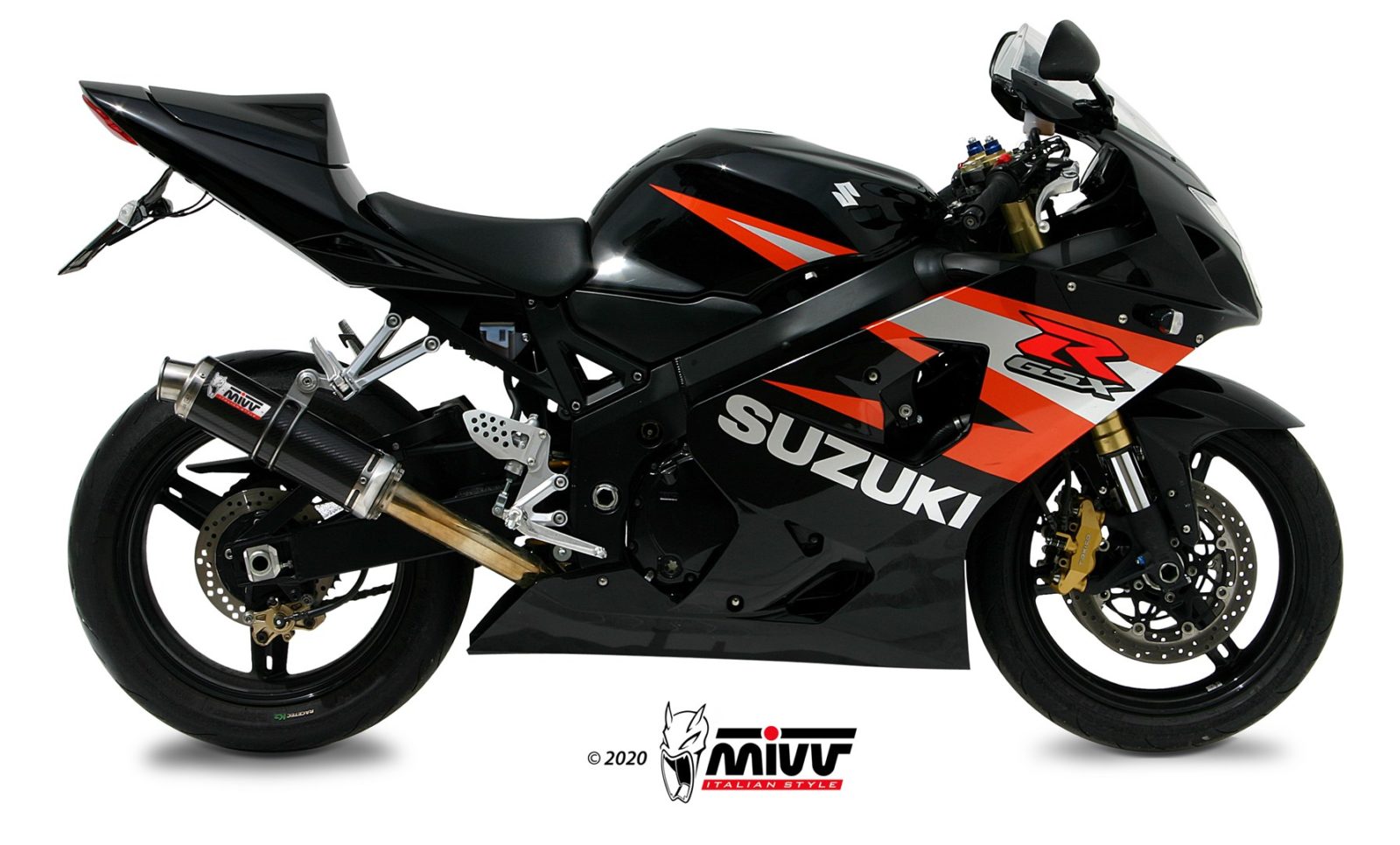 MIVV GP Bolt On uitlaat Suzuki GSX-R600 / 750 (2004-2005) BI-1088660001 1