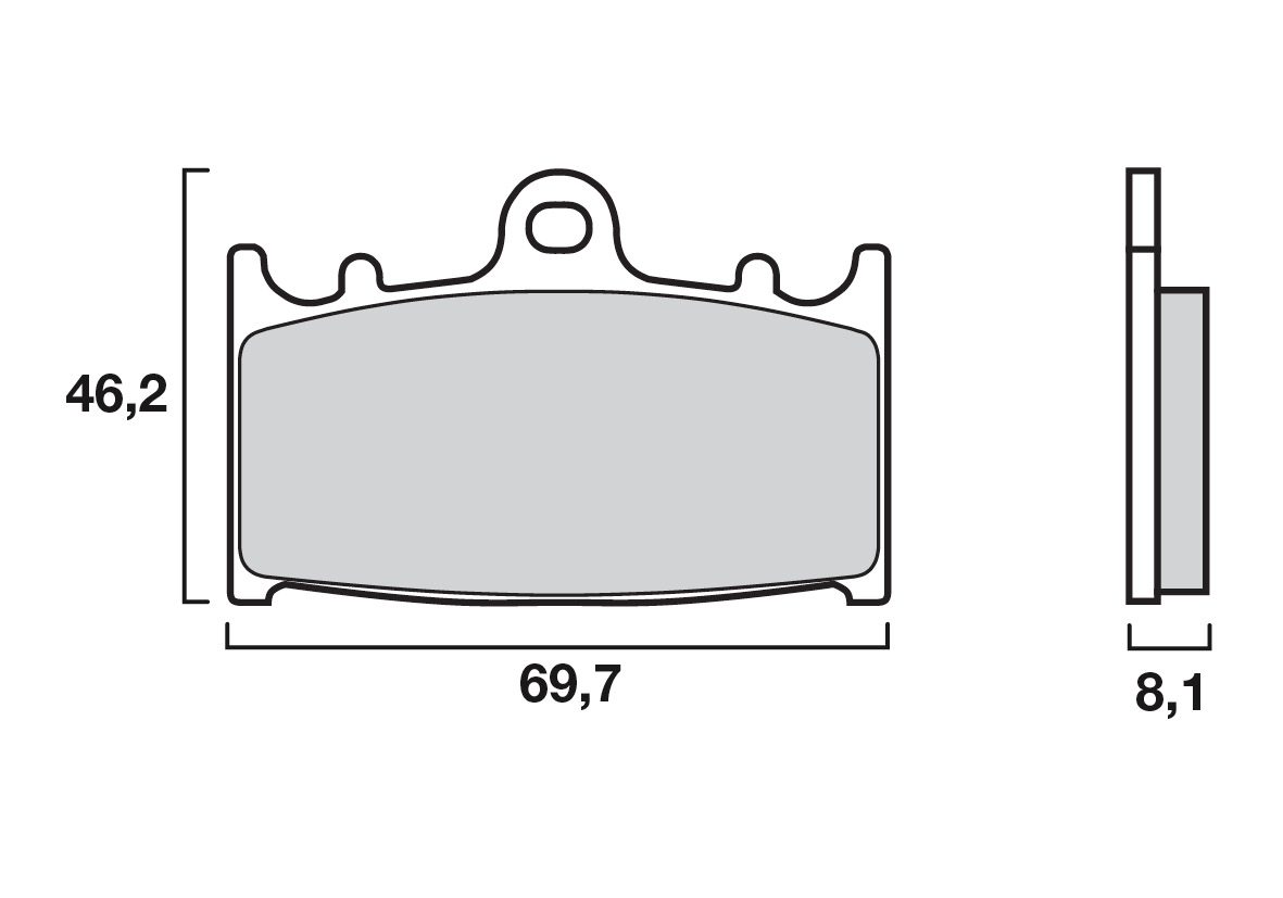 Brembo remblokken