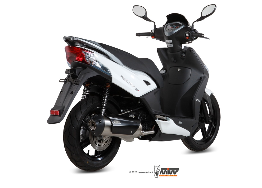 MIVV Urban compleet uitlaatsysteem KTM Agility 125 / 150 / R16 (2006-2020) BI-1088330001 3
