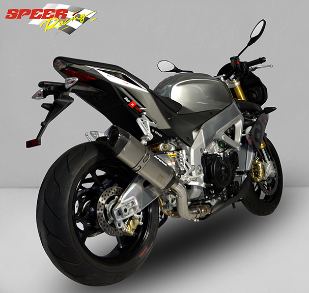 Bodis uitlaat Aprilia Tuono V4 2011 P-TEC II Titanium