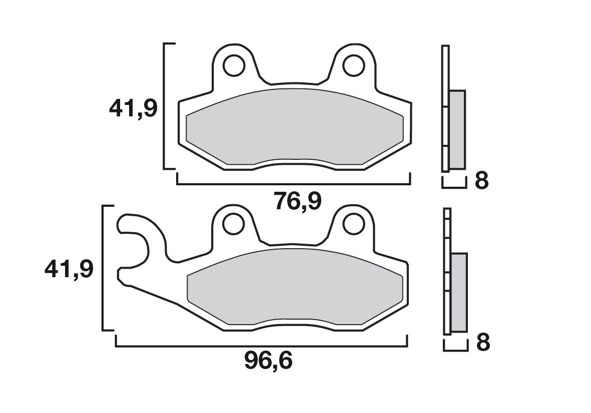 Brembo remblokken