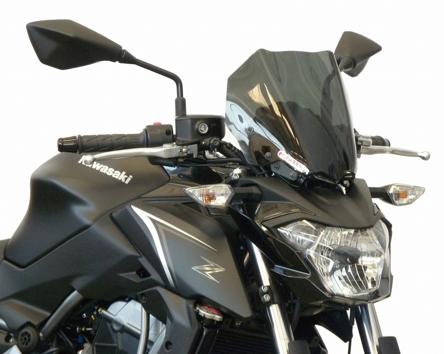 Fabbri windscherm Kawasaki Z650 2017-2019 Touring satijn zwart