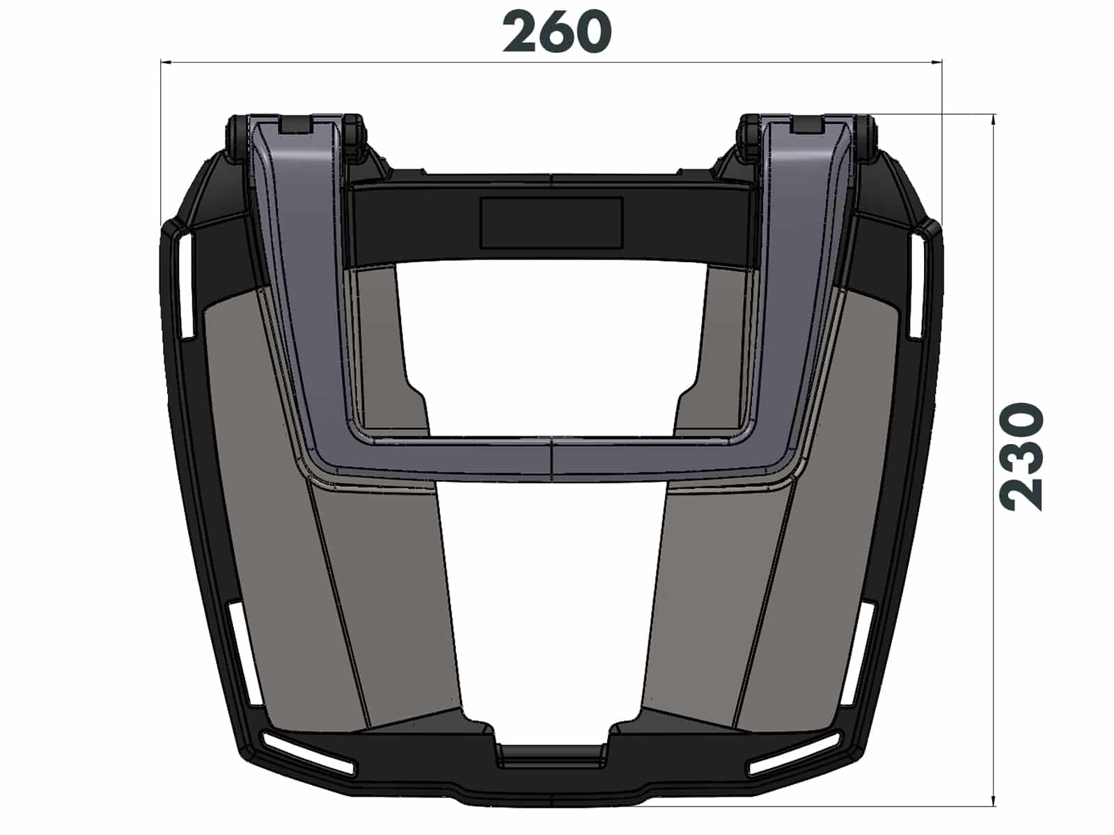 Hepco en Becker Easyrack drager topkoffer BMW R1250 RT (2019-2025) HE66265230101 1