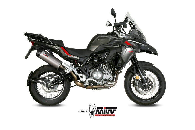 MIVV Oval Slip On uitlaat Benelli TRK 502 X (2018-) BI-1089543002 1