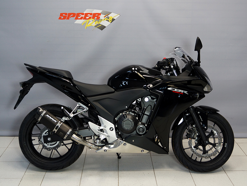 Bodis uitlaat Honda CBR500 / R / F / X 2013-2015 P-Tec II zwart