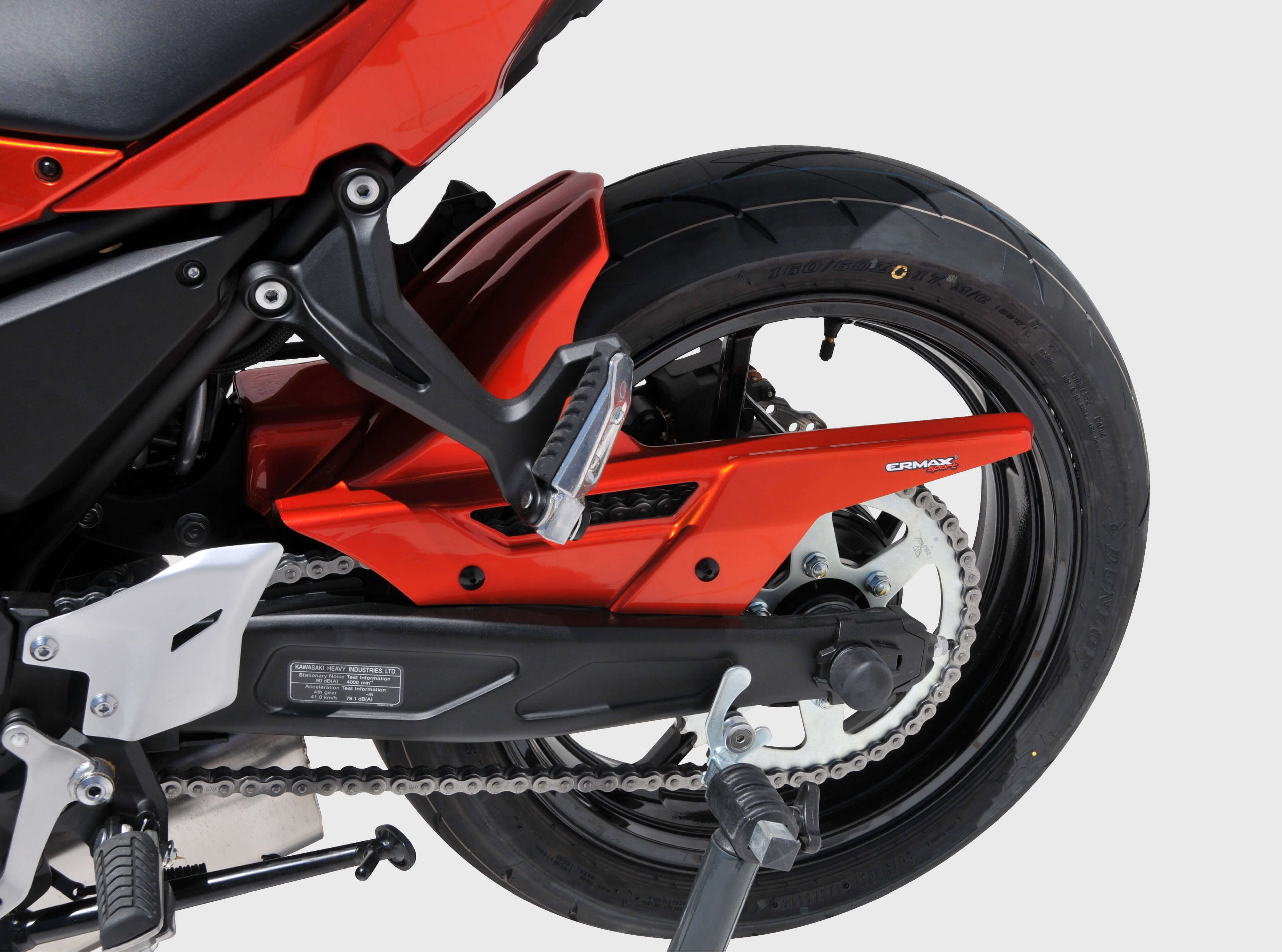 Ermax achterspatbord Kawasaki Ninja 650 2017-2019 Ongespoten E7303S65-00