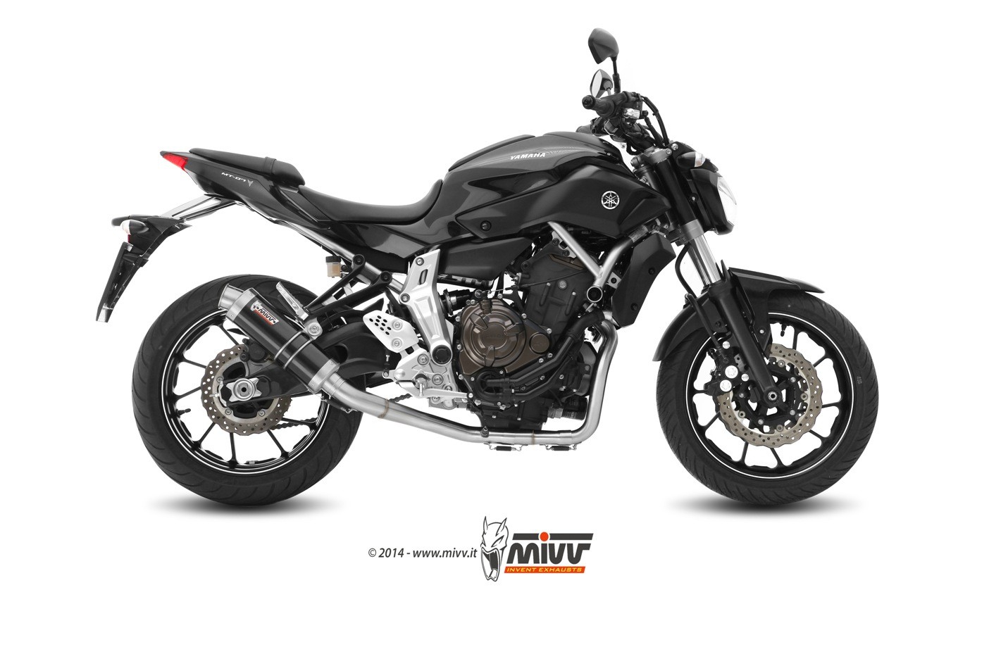 Uitlaat Yamaha MT 07 vanaf 2014 MIVV GP High