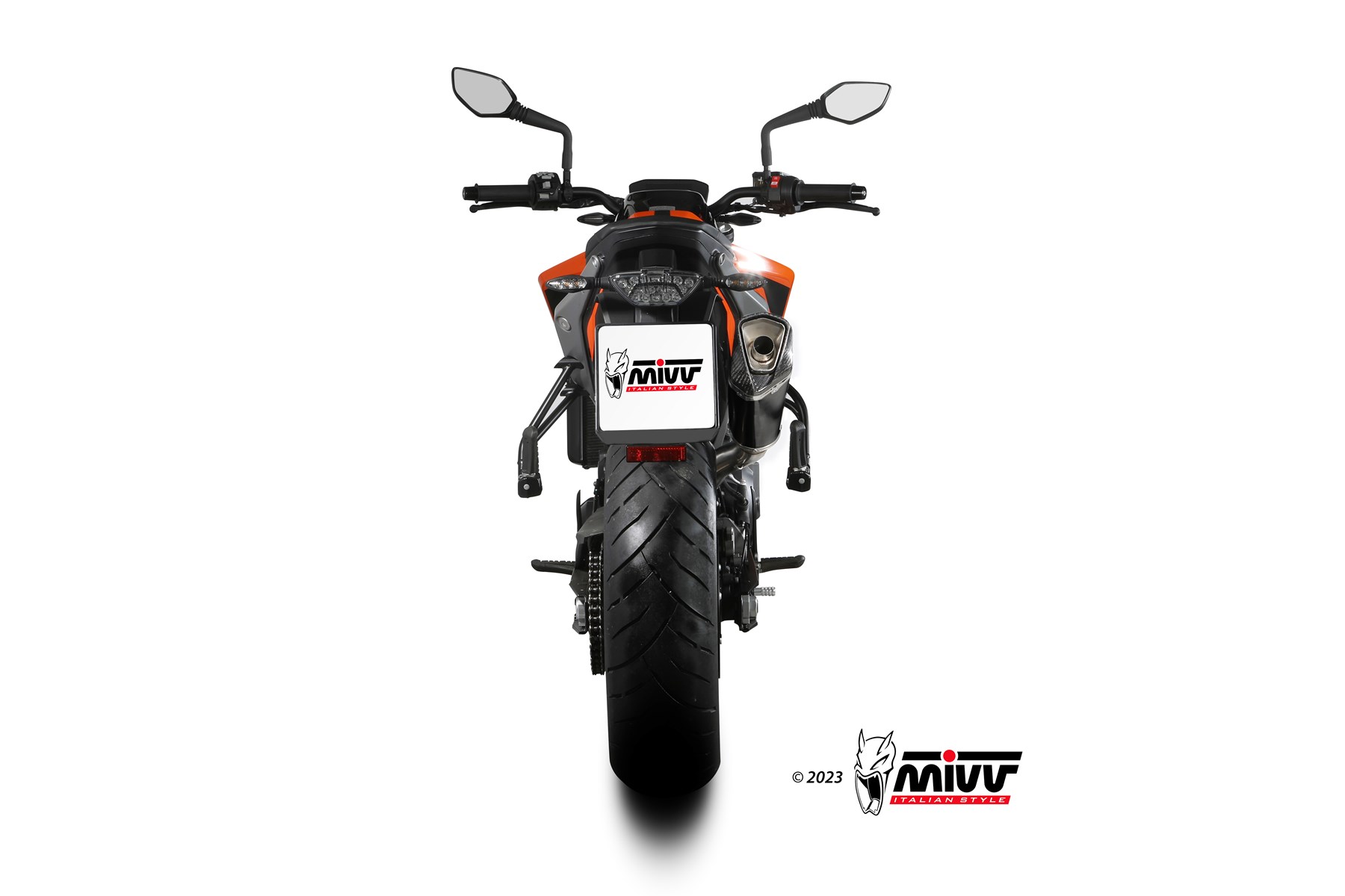 MIVV Delta Race Slip On uitlaat KTM 790 / 890 Duke (2018-) BI-1089638001 5