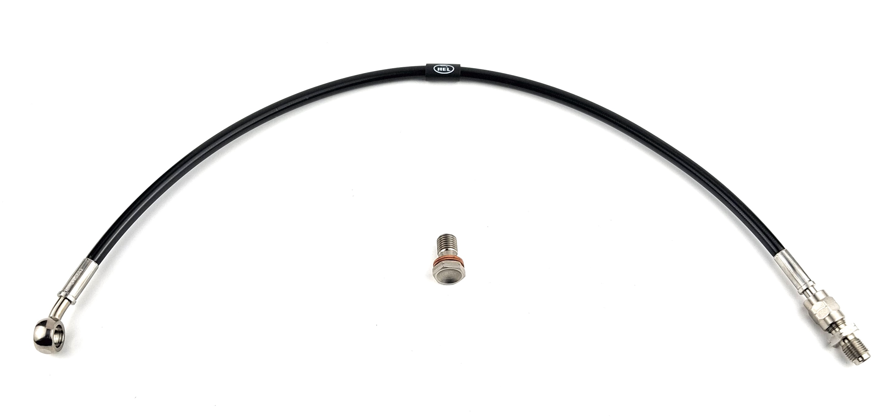 HEL remleiding Moto Guzzi V50 NATO, voorzijde rechts