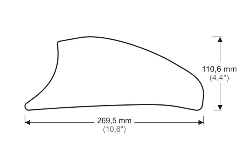 Puig tank Grip Pads Kawasaki Versys 1000 vanaf 2015