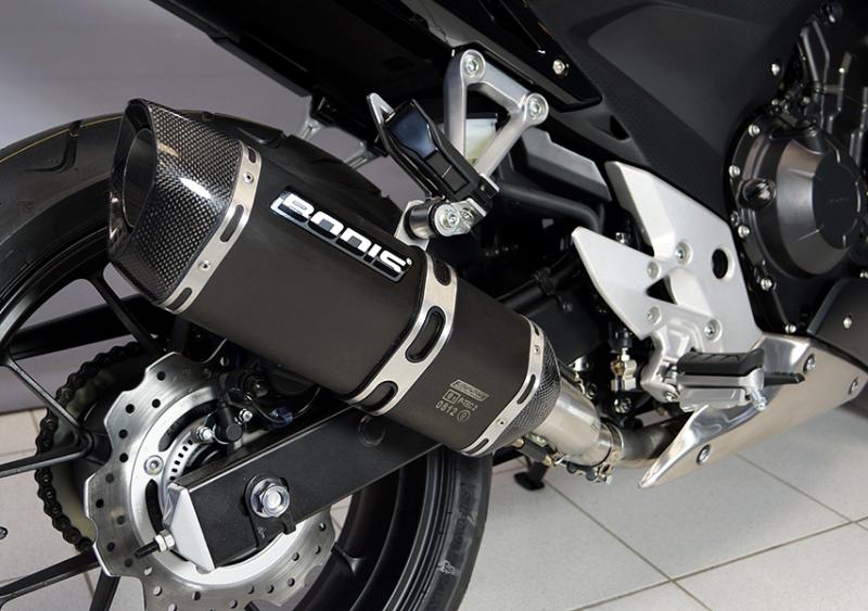 Bodis uitlaat Honda CBR500 / R / F / X 2013-2015 P-Tec II zwart