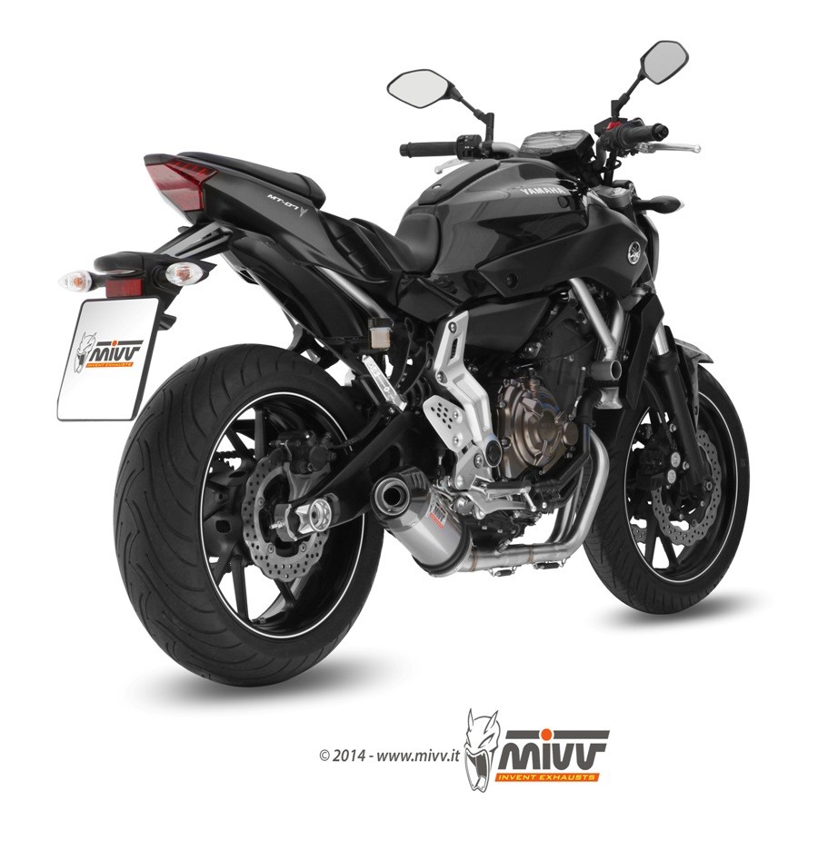 MIVV Oval compleet uitlaat system Yamaha MT 07 (2014-2024) BI-1088369001 3