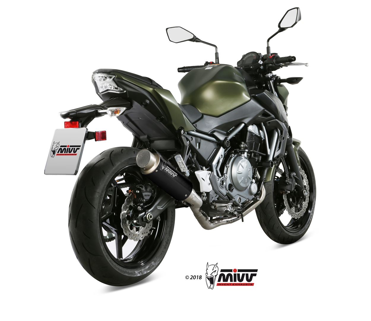 MIVV GP Pro compleet uitlaatsysteem Kawasaki Z650 / Ninja 650 (2017-2023) BI-1088344001 3