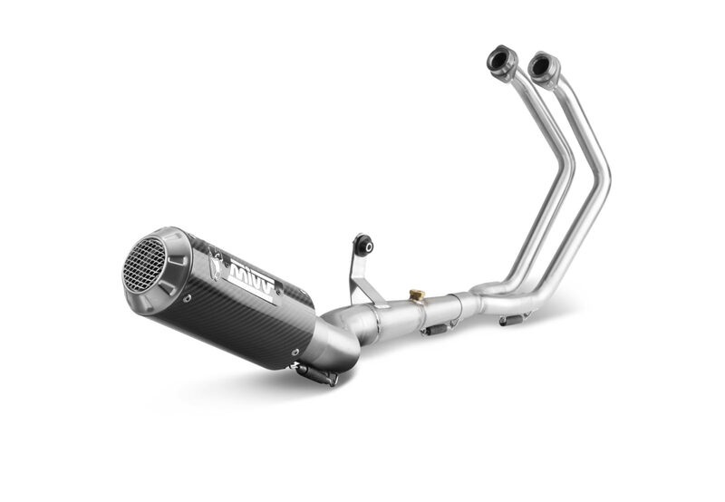 MIVV MK3 compleet uitlaatsysteem Yamaha MT03 / YZF-R3 (2015-2024) BI-1101611