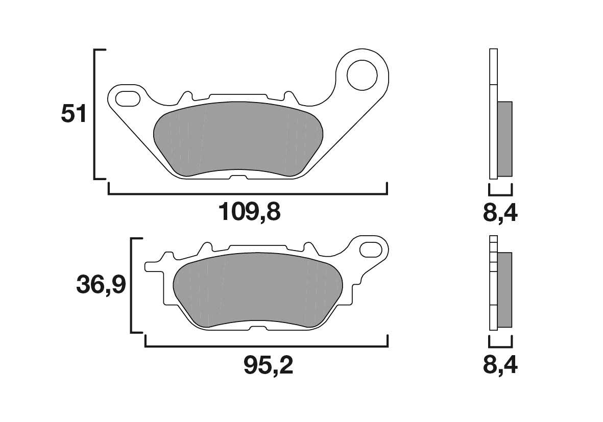 Brembo remblokken