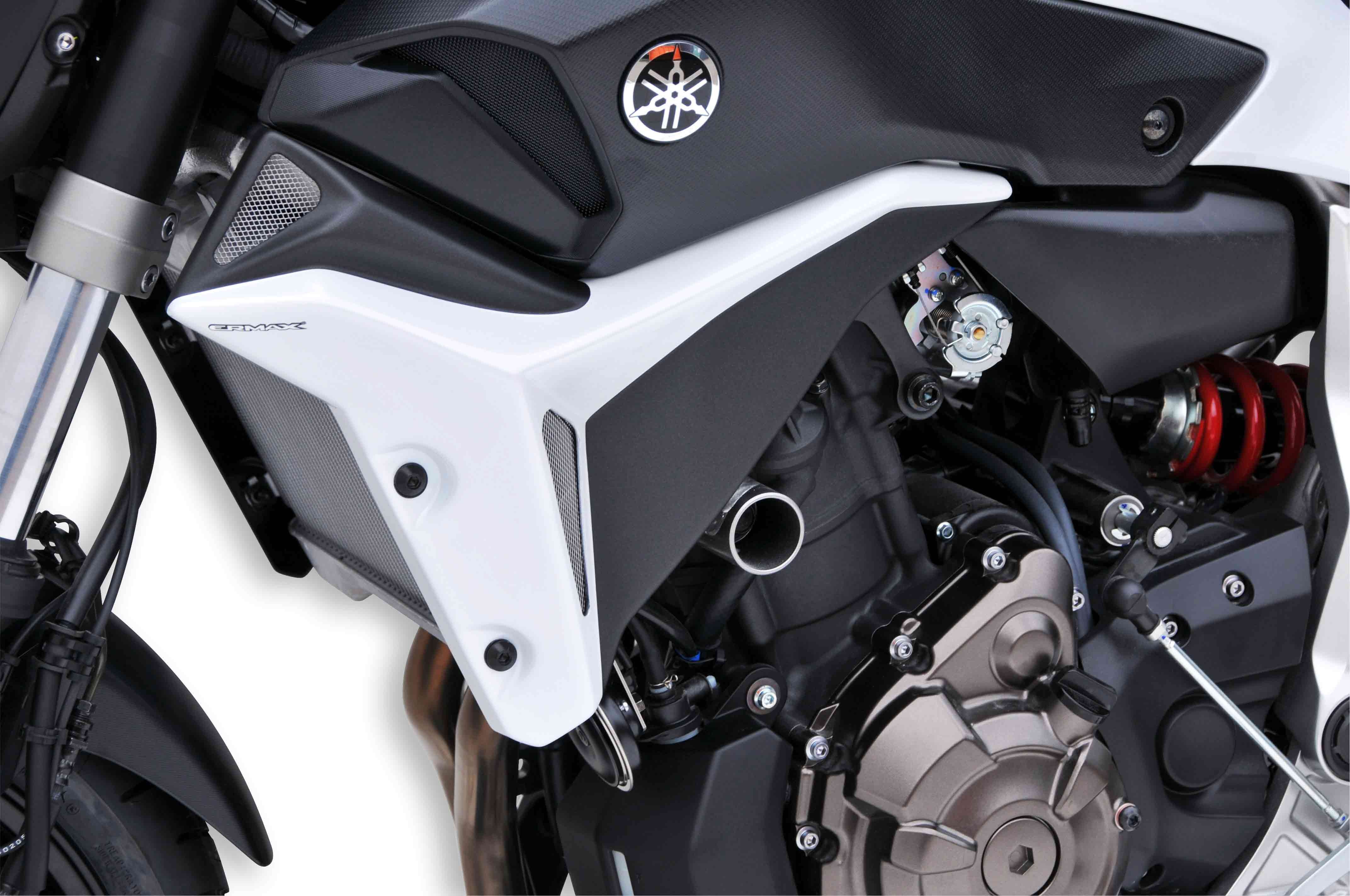 Ermax zijpanelen radiator Yamaha MT07 2014-2017 Ongespoten E760200121