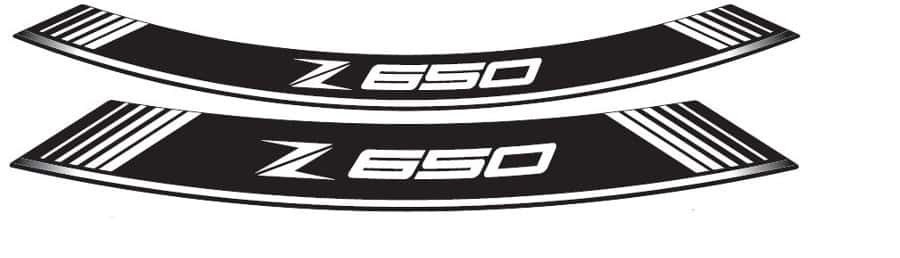 Puig velg stickers Kawasaki Z650 vanaf 2017