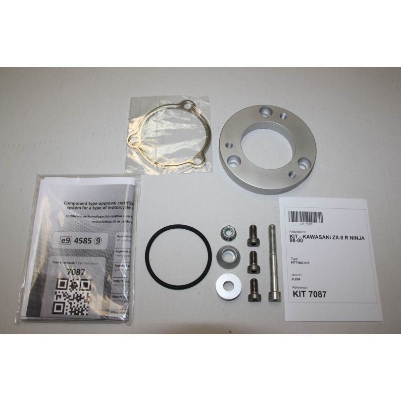 Ixil Hexoval Xtrem Evolution uitlaat Kawasaki ZX-9R (1998-2001) BI-1111305 1