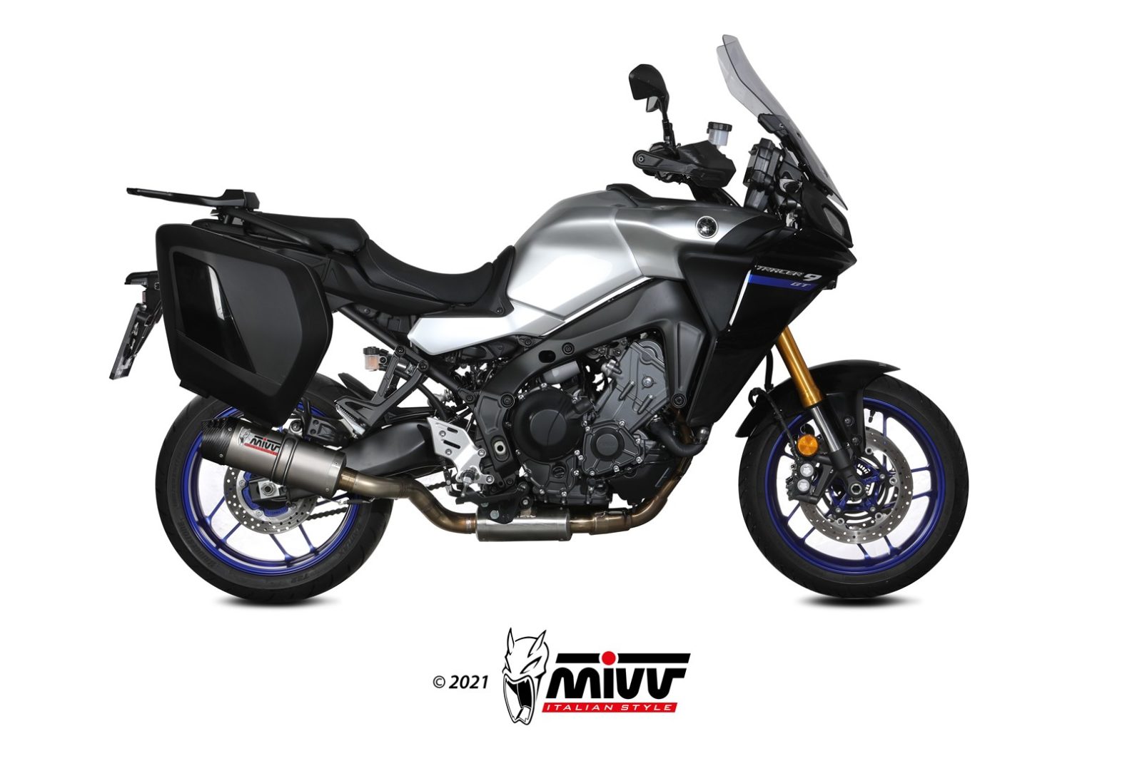 MIVV Oval compleet uitlaatsysteem Yamaha Tracer 9 (2021-2024) BI-1111076002 1