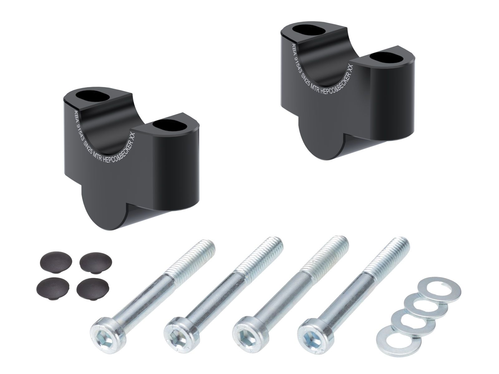 Hepco en Becker stuur rizers 25 mm Honda NC750X / DCT (2021-)