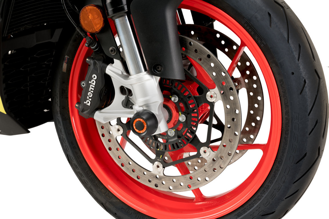 Puig as valdoppen Aprilia Tuono 660 / Factory / RS660 voorzijde PHB19 Puig as valdoppen Aprilia Tuono 660 / Factory / RS660 voorzijde PHB19