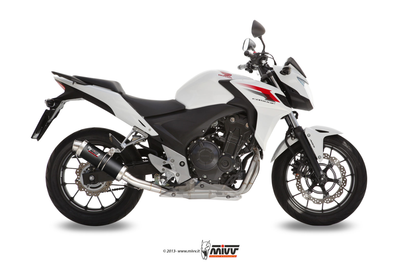 MIVV GP Slip On uitlaat Honda CB500F / X / CBR500R (2013-2015) BI-1089321001 2