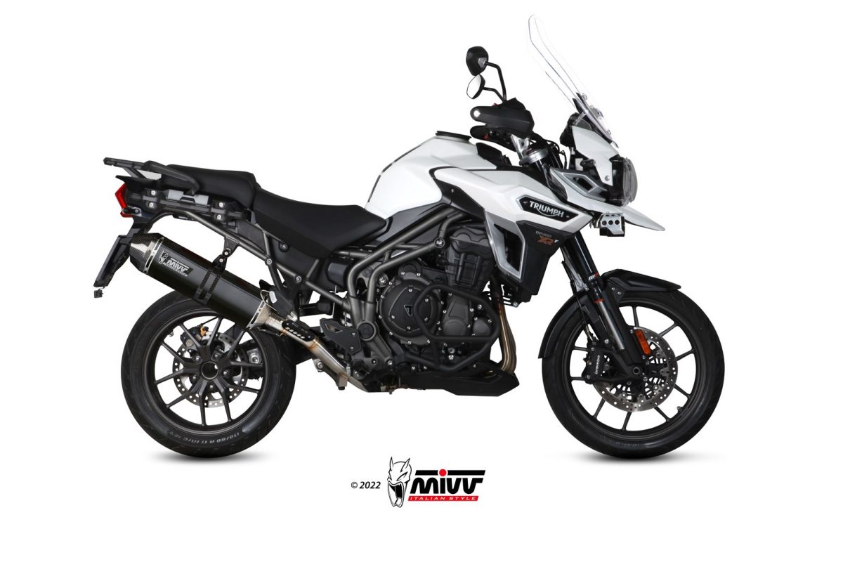 MIVV Speed Edge Slip On uitlaat Triumph Tiger 1200 (2018-2021) BI-1127053001 1