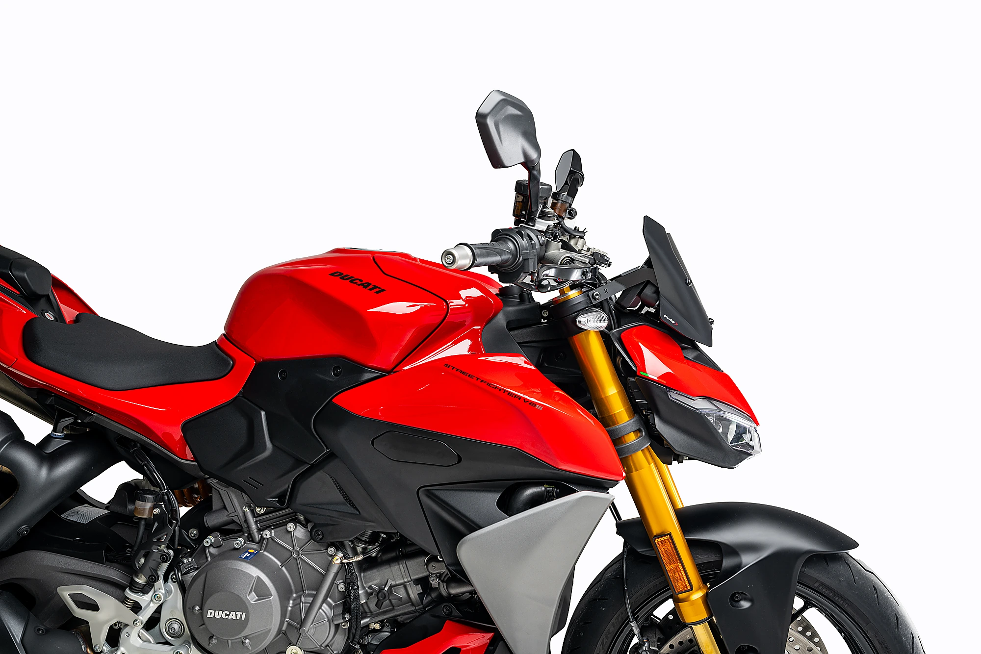 Puig New Generation Sport windscherm Ducati Streetfighter V2 / S (2025-) PU22736F 3