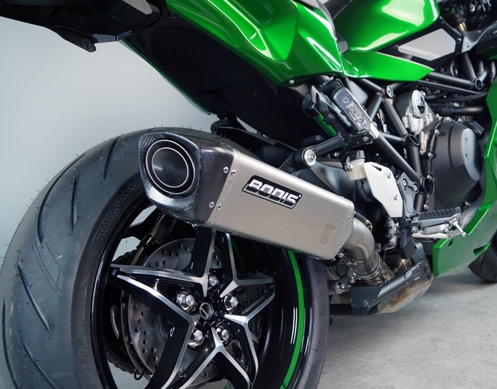 Bodis uitlaat demper Kawasaki Ninja H2 SX V4-M-CA-Ti 2018-2021