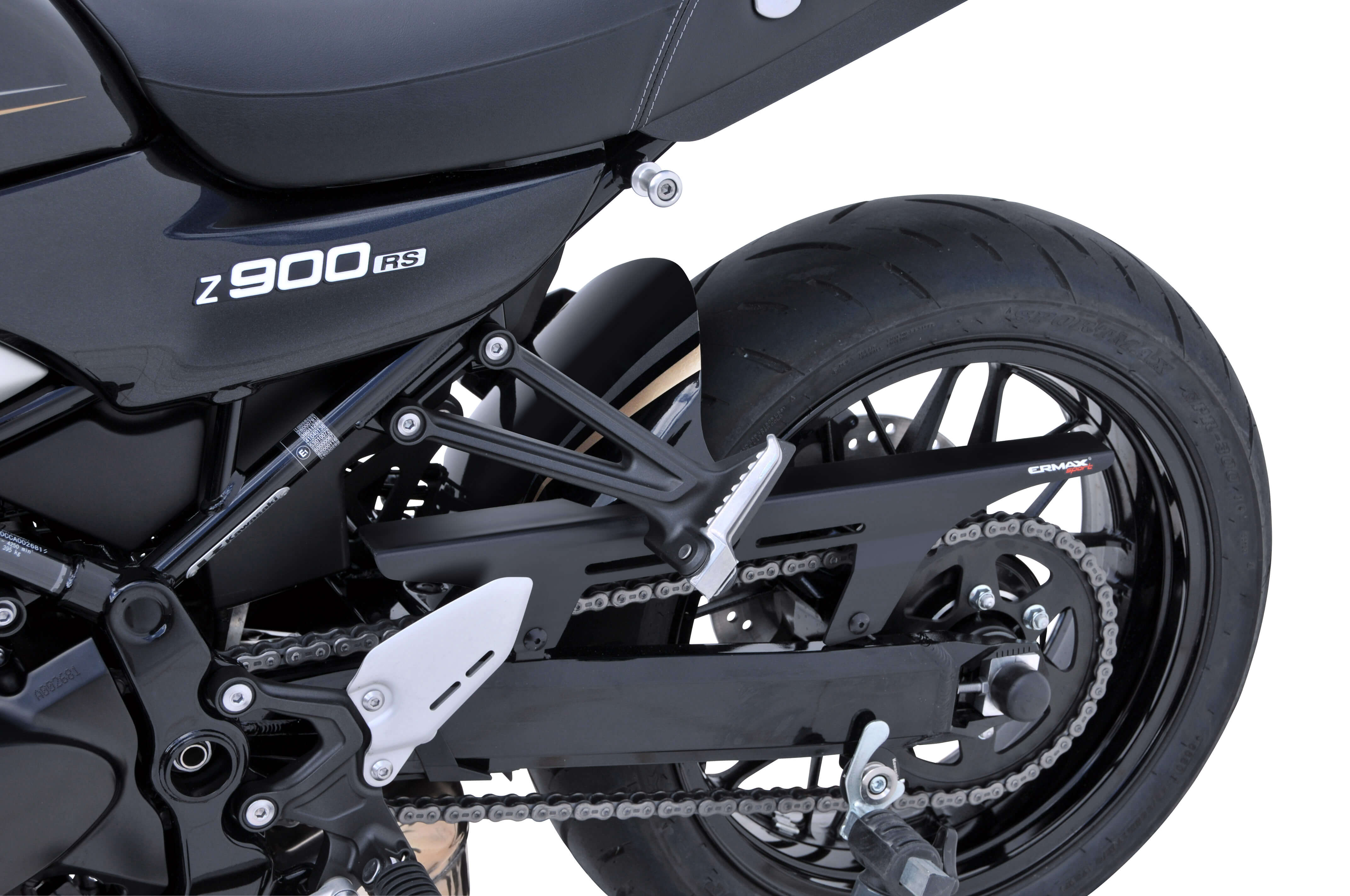 Ermax achterspatbord Kawasaki Z900RS / SE / Cafe 2018-2025 Ongespoten E7303S68-00 3