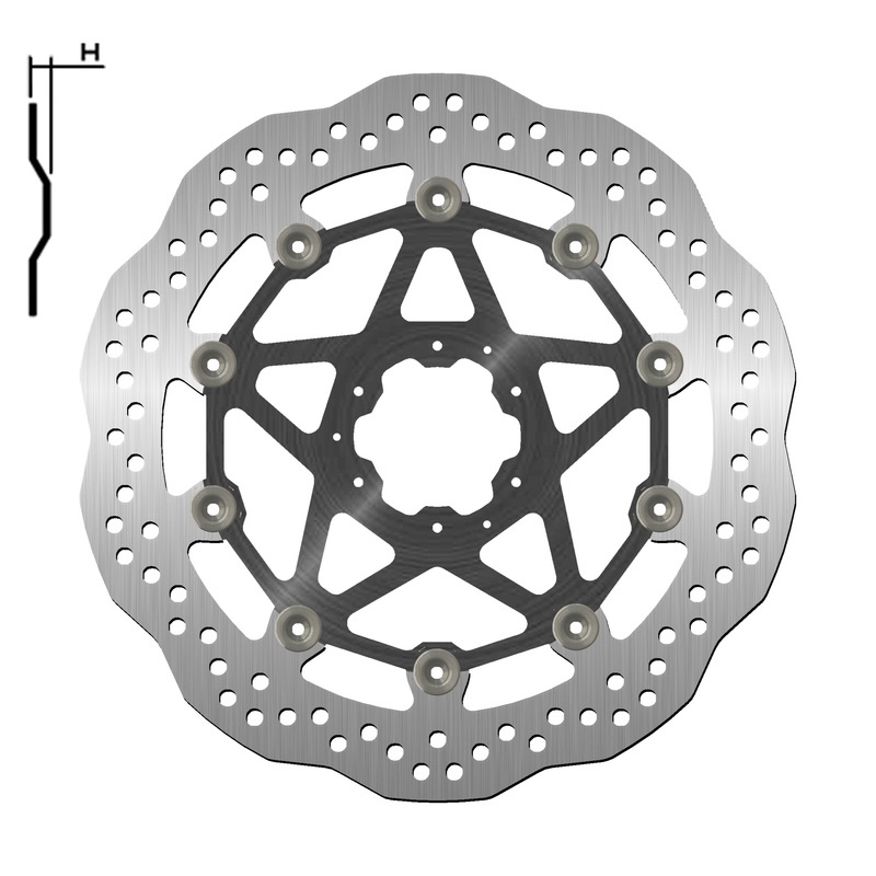 NG wave remschijf Honda CRF 1000 / 1100 Africa Twin BI-1024749