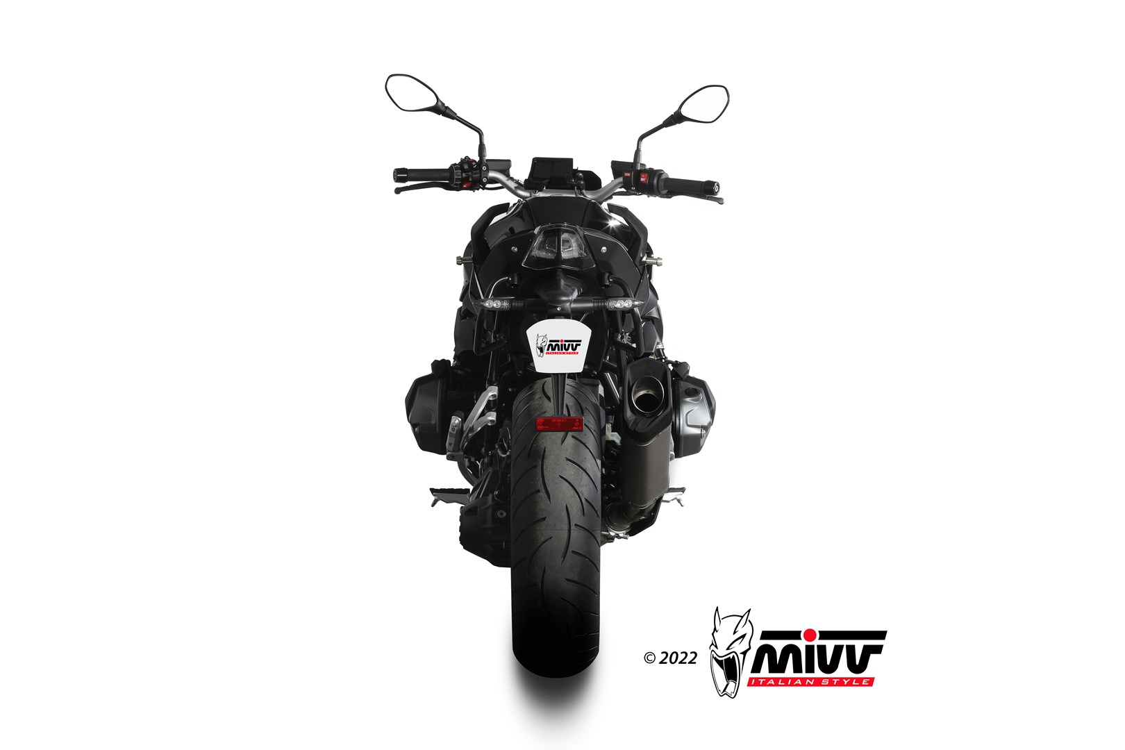 MIVV SR-1 Slip On uitlaat BMW R1250 R / RS (2021-2025) BI-1122084002 3