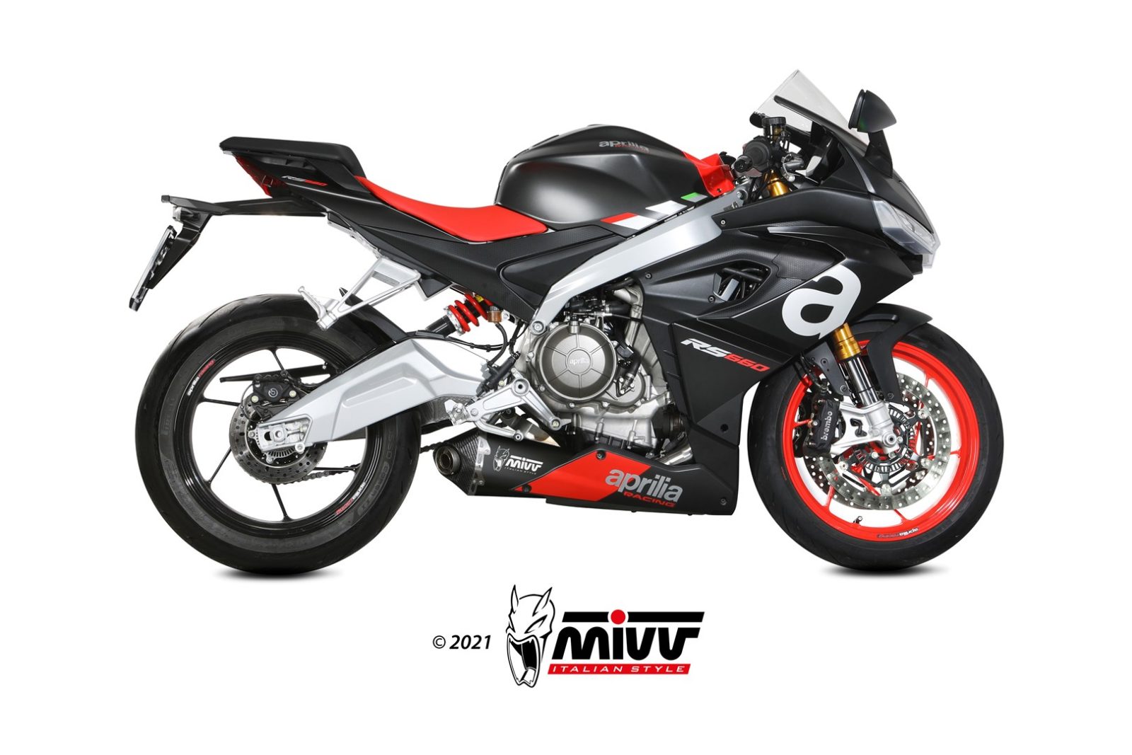 MIVV Delta Race compleet uitlaatsysteem Aprilia Tuono / RS 660 (2020-2024) BI-1106737002 1