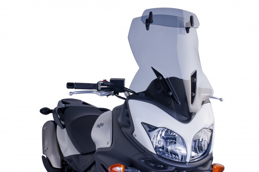 Puig windscherm Suzuki V-Strom 650 / XT 2012-2016 met opzetruit  Puig windscherm Suzuki V-Strom 650 / XT 2012-2016 met opzetruit