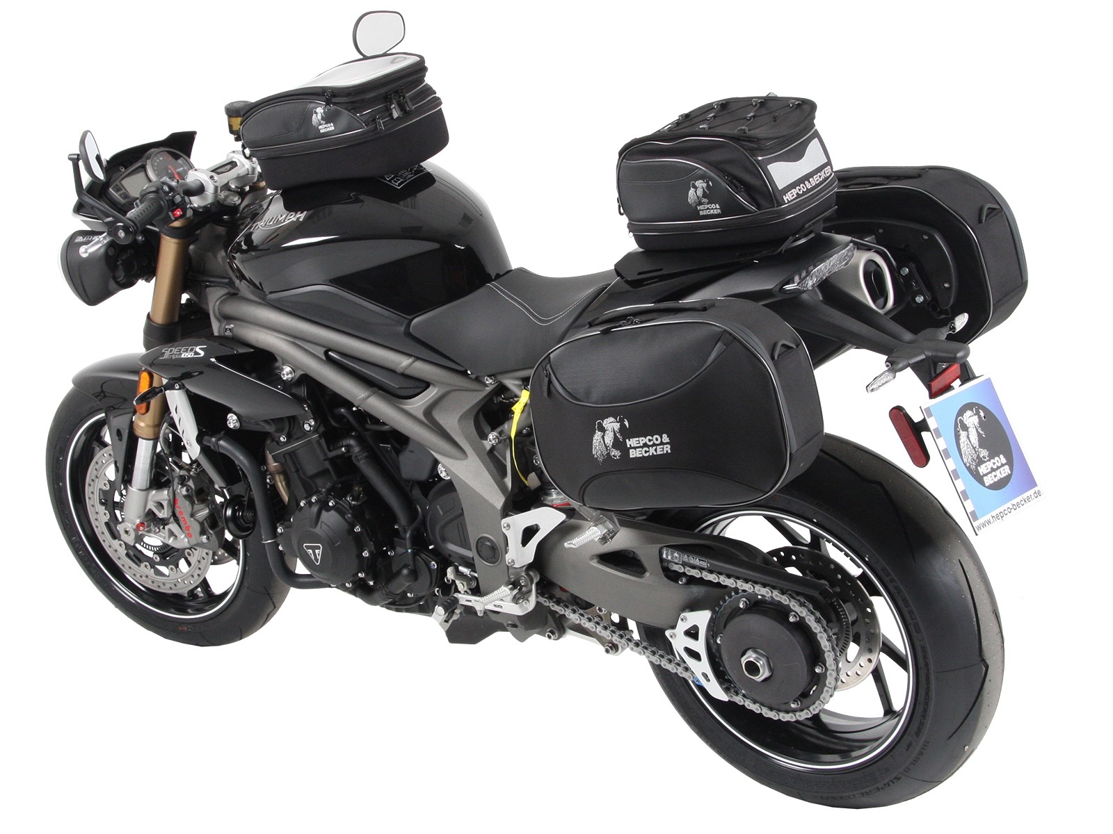 Hepco en Becker bevestiging Tanktas Triumph Speed Triple 1050 S/R vanaf 2016