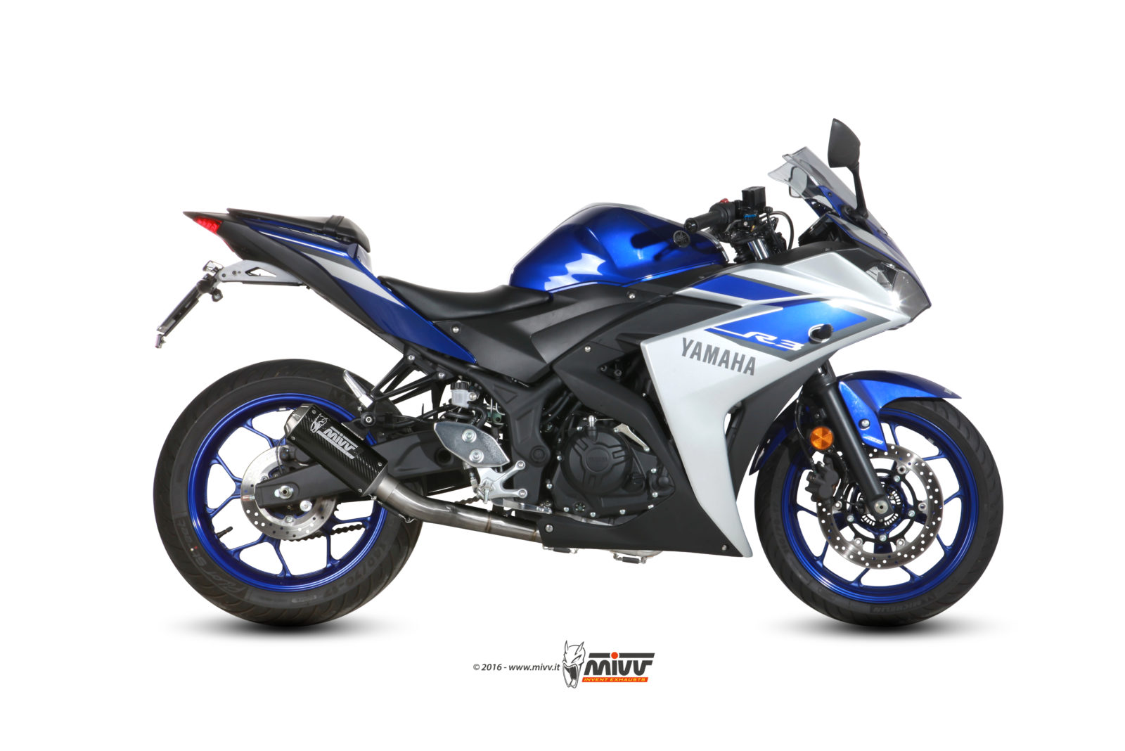 MIVV MK3 compleet uitlaatsysteem Yamaha MT03 / YZF-R3 (2015-2024) BI-1101611 2