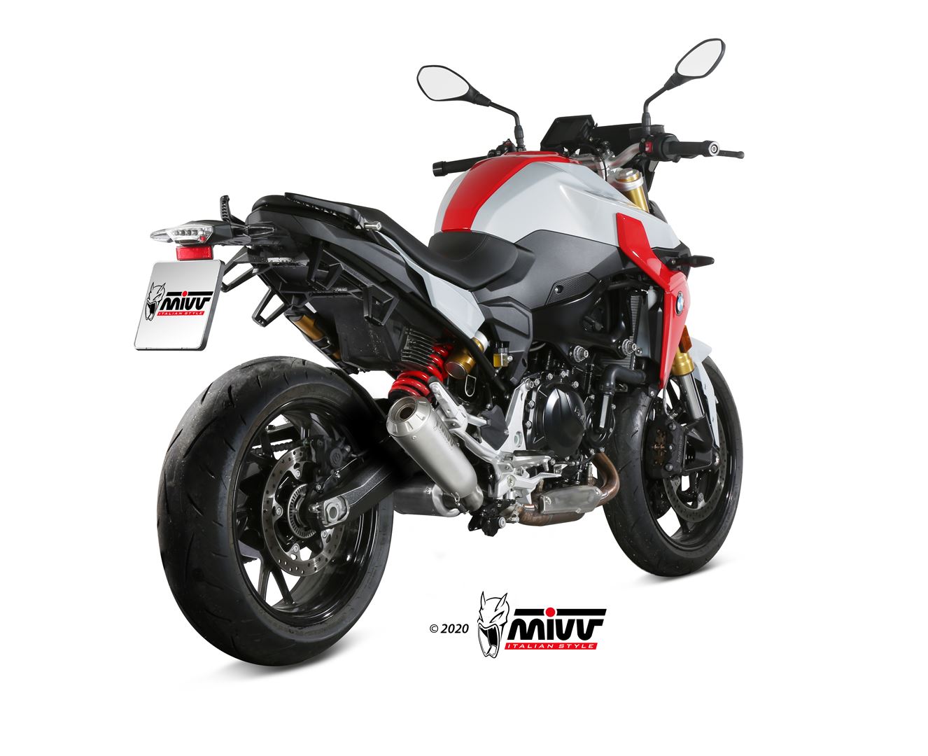 MIVV X-M1 Slip On uitlaat BMW F900 R (2020-) BI-1103910001 2