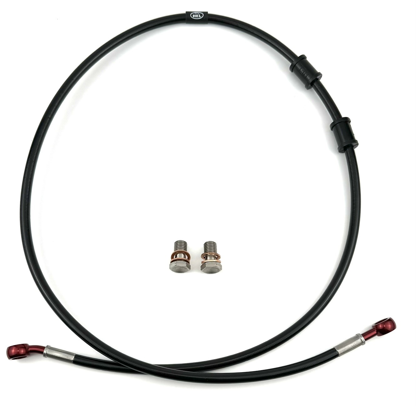 HEL remleiding Yamaha XV750 1981-1983 voorzijde HEL remleiding Yamaha XV750 1981-1983 voorzijde