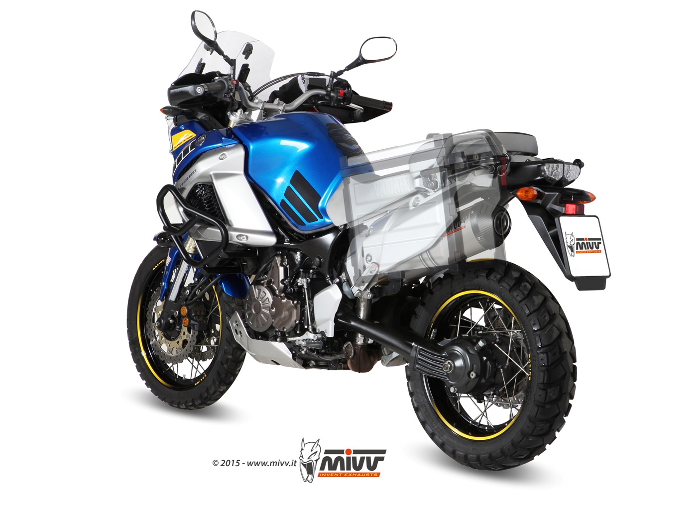 MIVV Oval Slip On uitlaat Yamaha Super Tenere 1200 (2010-2020) BI-1089731001 3