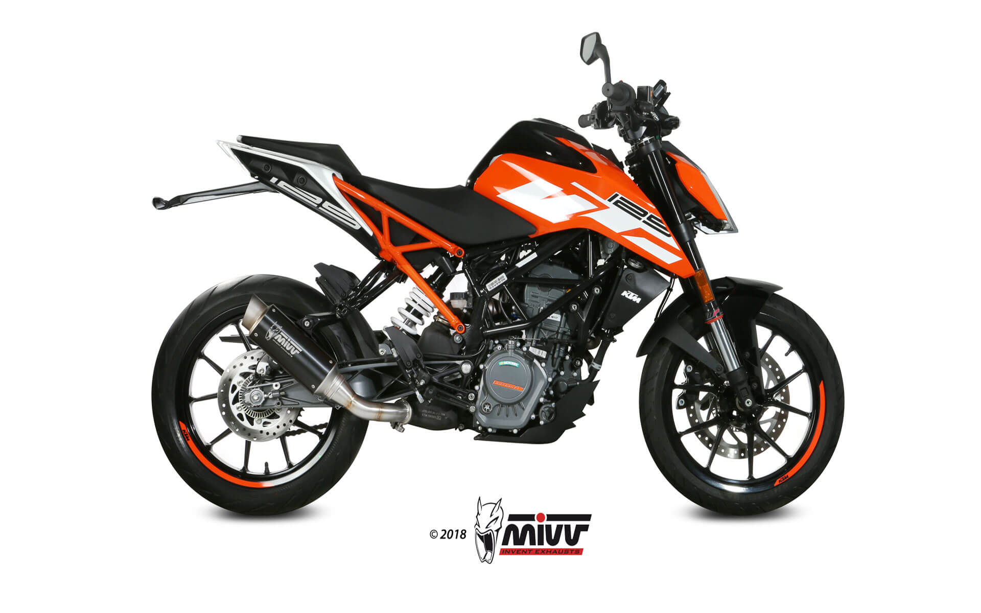 MIVV GP Pro Slip On uitlaat KTM 125 / 390 Duke / RC (2017-2020) BI-1089385001 1