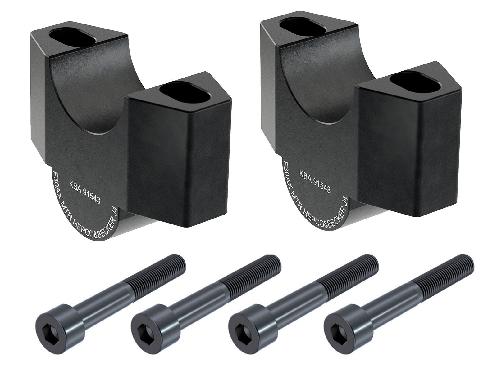 Hepco en Becker stuur rizers 30 mm Honda ADV350 (2022-) HE423595383001