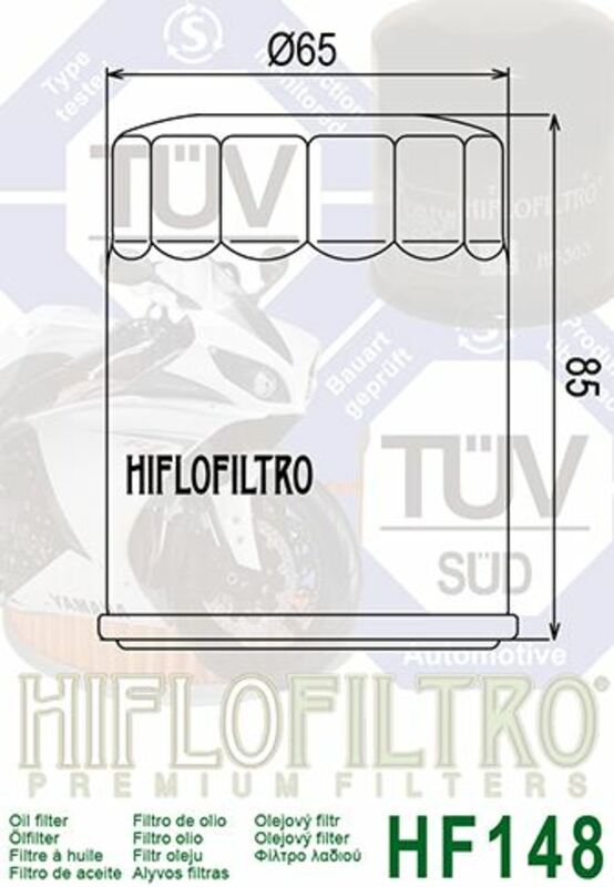 Hiflo HF148 oliefilter BI-1000479 1