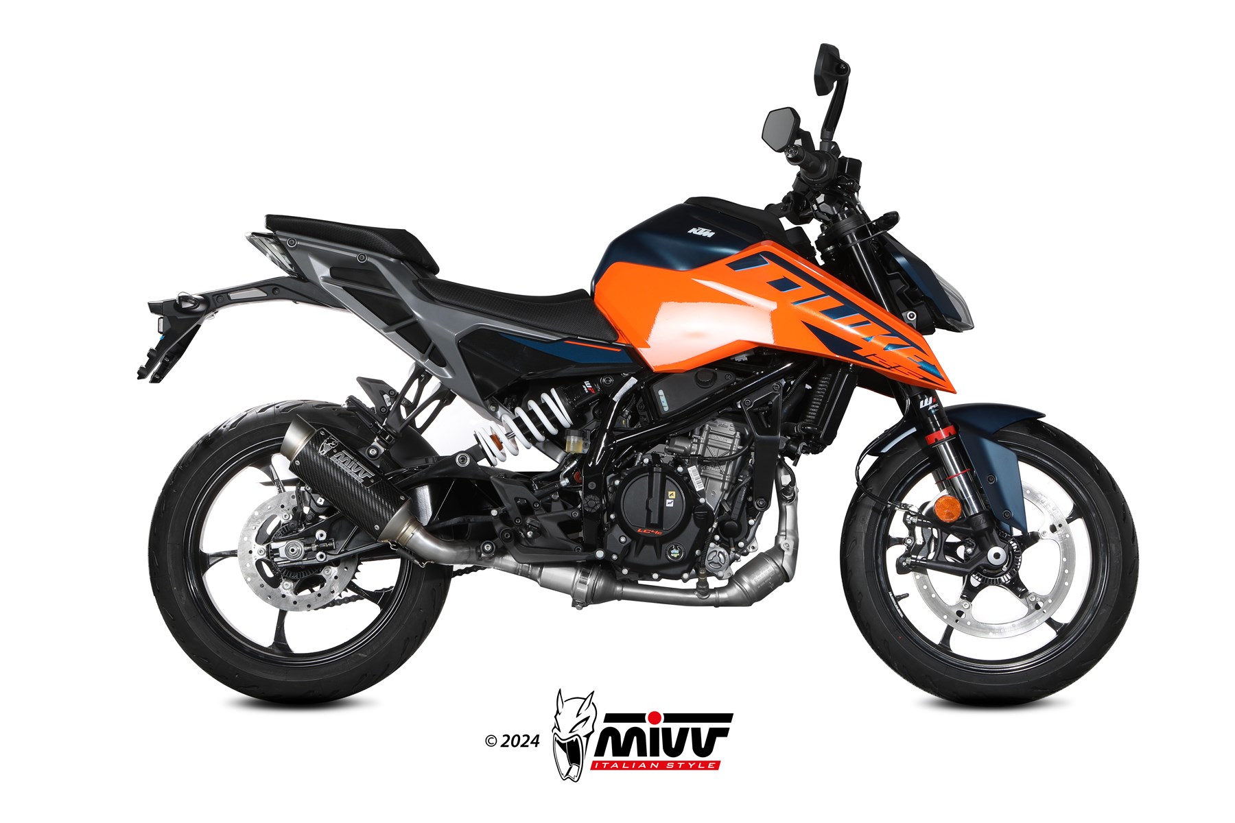 MIVV GP Pro Slip On uitlaat KTM 125 / 390 Duke (2024-) BI-1147852001 2