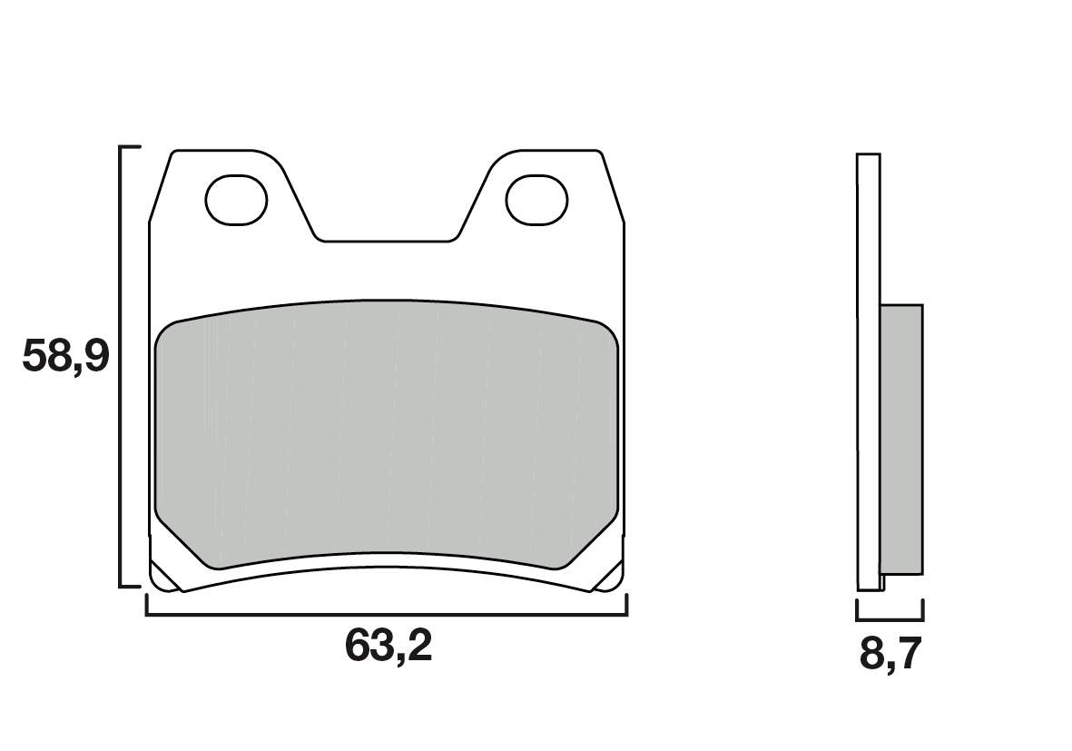 Brembo remblokken