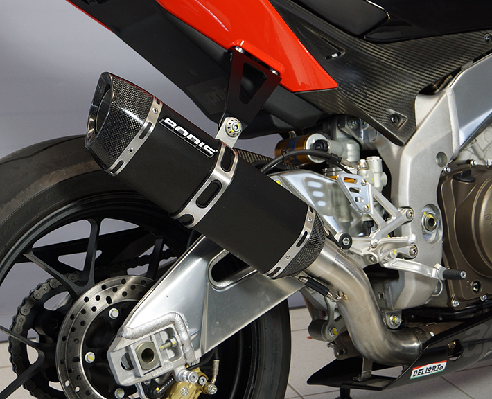 Bodis uitlaat Aprilia RSV4 2009-2014 P-Tec-II zwart